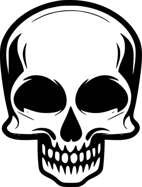 Skull High Quality Vector Logo Vector Illustration Ideal Shirt Graphic — Stock Vector