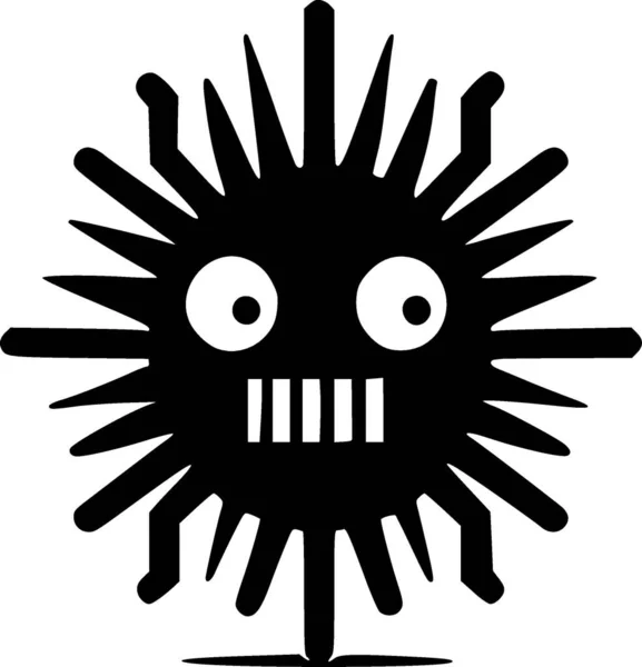 Вірус Високоякісний Векторний Логотип Векторні Ілюстрації Ідеально Підходять Футболки Графіки — стоковий вектор