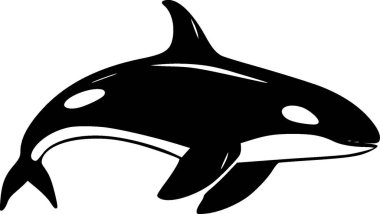 Orca - yüksek kaliteli vektör logosu - t-shirt grafiği için ideal vektör illüstrasyonu