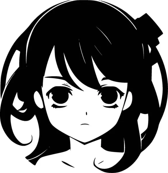 Anime 高品質のベクターロゴ Tシャツグラフィックに最適なベクターイラスト — ストックベクタ