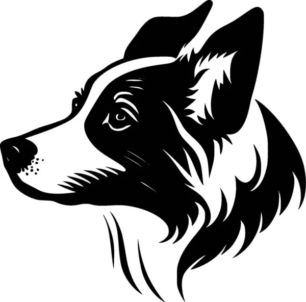 Hond Hoge Kwaliteit Vector Logo Vector Illustratie Ideaal Voor Shirt — Stockvector