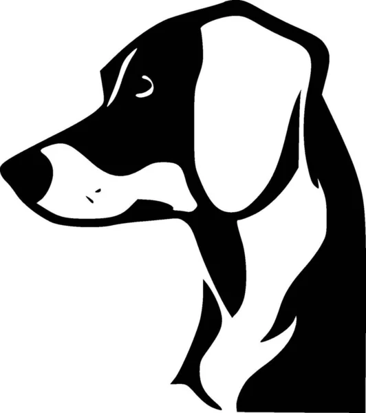 Hond Hoge Kwaliteit Vector Logo Vector Illustratie Ideaal Voor Shirt — Stockvector