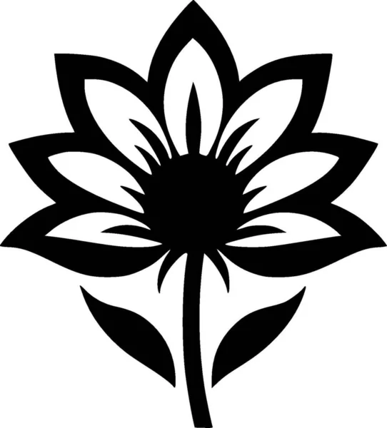 Fleur Logo Vectoriel Haute Qualité Illustration Vectorielle Idéale Pour Shirt — Image vectorielle