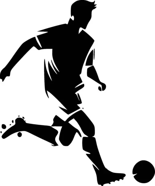 Футбол Векторный Логотип Высокого Качества Векторная Иллюстрация Идеальна Графики Футболок — стоковый вектор