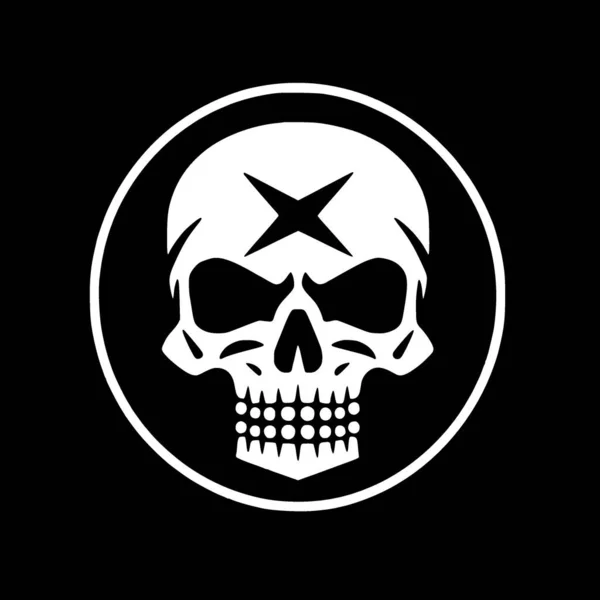 Skull High Quality Vector Logo Vector Illustration Ideal Shirt Graphic — Stock Vector