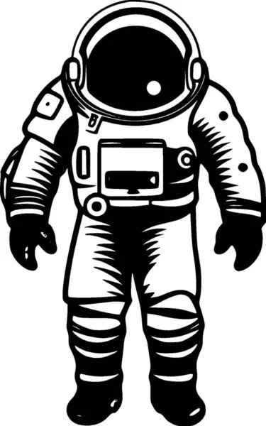 Astronaut High Quality Vector Logo Vector Illustration Ideal Shirt Graphic — Stock Vector