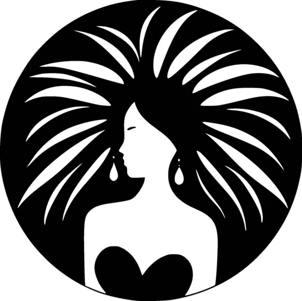 Boho Logo Vectoriel Haute Qualité Illustration Vectorielle Idéale Pour Shirt — Image vectorielle