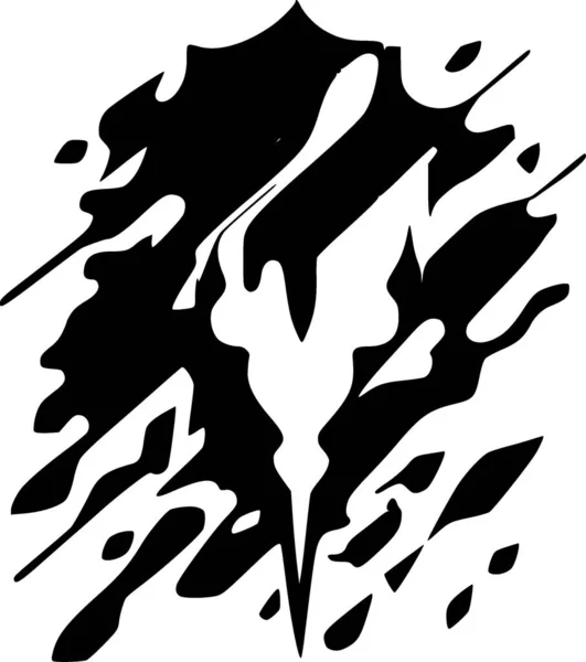 Camo Illustration Vectorielle Noir Blanc — Image vectorielle