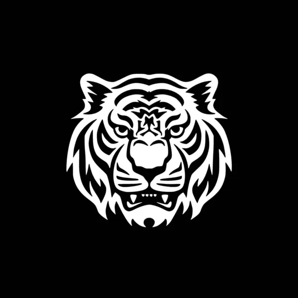 Тигр Векторный Логотип Высокого Качества Векторная Иллюстрация Идеально Подходит Оформления — стоковый вектор