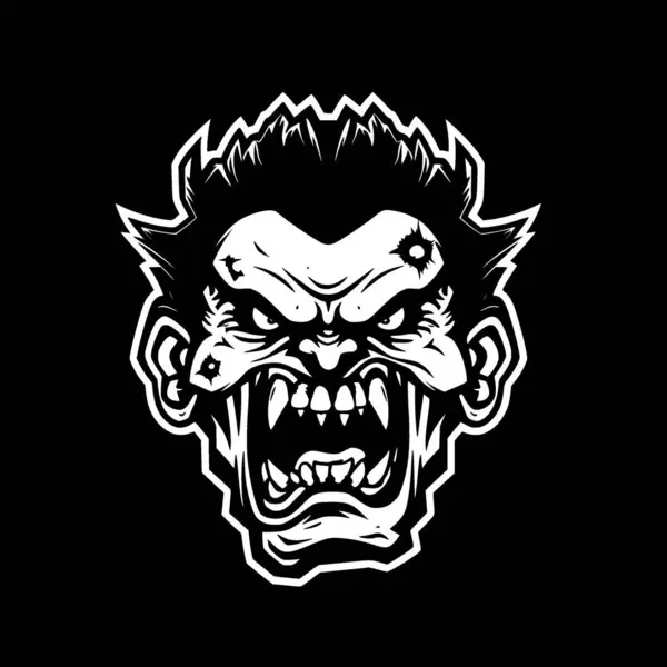 Zombie Υψηλής Ποιότητας Vector Logo Διανυσματική Απεικόνιση Ιδανικό Για Shirt — Διανυσματικό Αρχείο