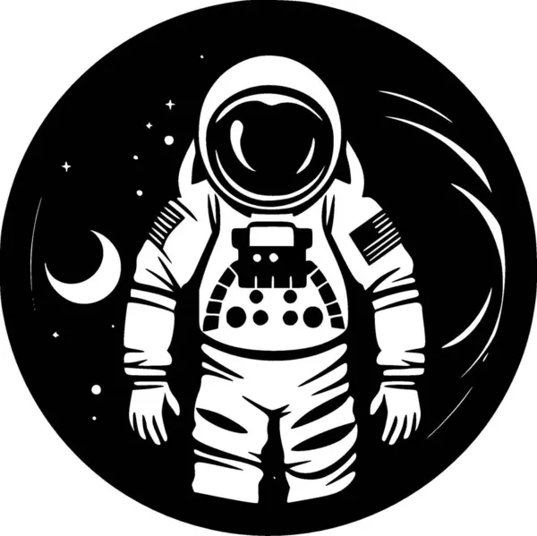 Astronaut Vysoce Kvalitní Vektorové Logo Vektorová Ilustrace Ideální Pro Grafiku — Stockový vektor