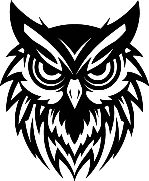 Owl High Quality Vector Logo Vector Illustration Ideal Shirt Graphic — Stock Vector