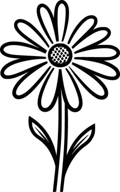 Daisy - yüksek kaliteli vektör logosu - t-shirt grafiği için ideal vektör çizimi