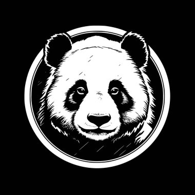 Panda - yüksek kaliteli vektör logosu - t-shirt grafiği için ideal vektör çizimi