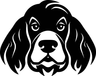 Köpek - yüksek kaliteli vektör logosu - t-shirt grafiği için ideal vektör çizimi