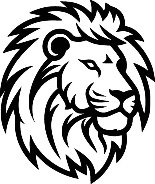 Lion Logo Vectoriel Haute Qualité Illustration Vectorielle Idéale Pour Shirt — Image vectorielle