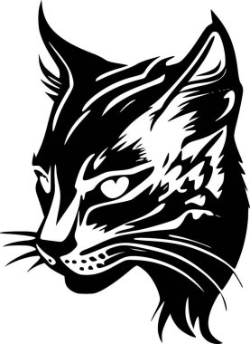 Wildcat - yüksek kaliteli vektör logosu - t-shirt grafiği için ideal vektör çizimi