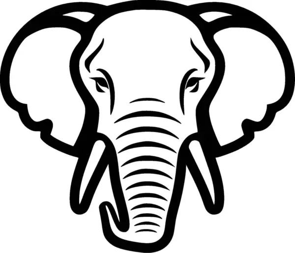 Elefante Logotipo Vetor Alta Qualidade Ilustração Vetorial Ideal Para Gráfico — Vetor de Stock