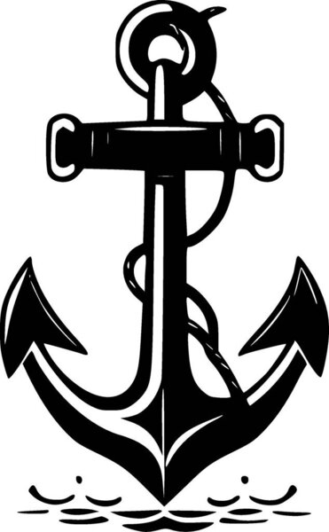 Anchor - high quality vector logo - vector illustration ideal for t-shirt graphic