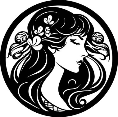 Art nouveau - high quality vector logo - vector illustration ideal for t-shirt graphic clipart