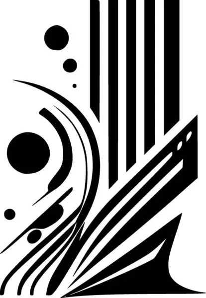 Abstrait Logo Minimaliste Plat Illustration Vectorielle — Image vectorielle