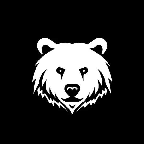 Ведмідь Високоякісний Векторний Логотип Векторна Ілюстрація Ідеально Підходить Футболки Графіки — стоковий вектор