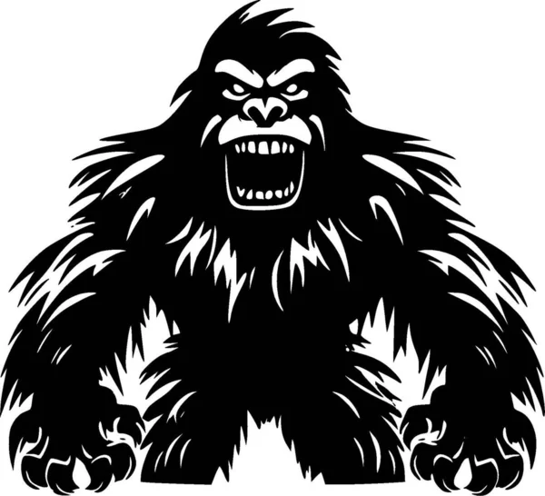 Bigfoot Hochwertiges Vektor Logo Vektor Illustration Ideal Für Shirt Grafik — Stockvektor