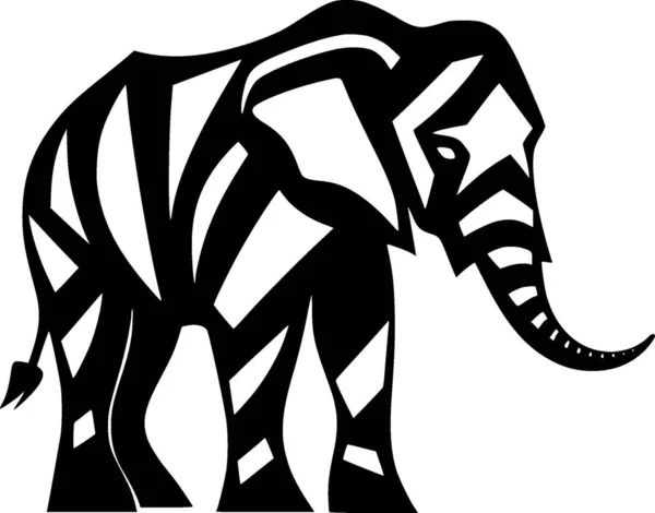 Слон Векторный Логотип Высокого Качества Векторная Иллюстрация Идеально Подходит Оформления — стоковый вектор