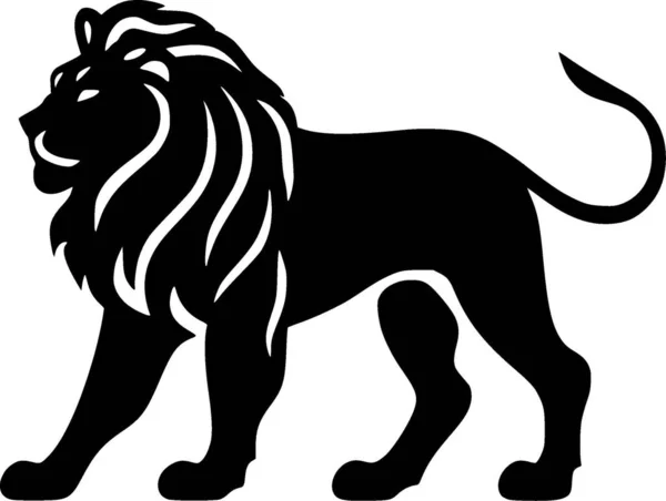 Leão Logotipo Vetorial Alta Qualidade Ilustração Vetorial Ideal Para Gráfico — Vetor de Stock