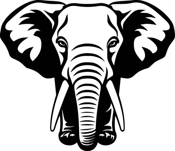 Elefante Logotipo Vectorial Alta Calidad Ilustración Vectorial Ideal Para Gráfico — Vector de stock