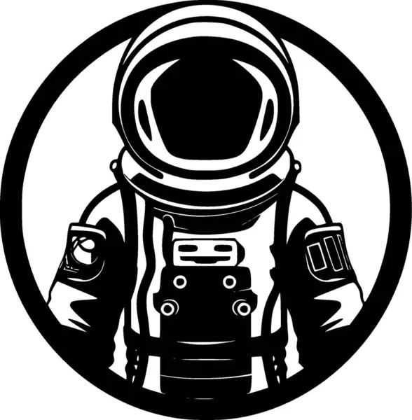 Astronautti Korkealaatuinen Vektori Logo Vektori Kuva Ihanteellinen Paita Graafinen — vektorikuva