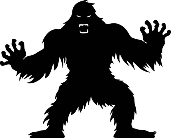Bigfoot Logotipo Vetorial Alta Qualidade Ilustração Vetorial Ideal Para Gráfico — Vetor de Stock