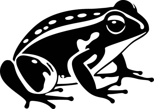 Лягушка Векторный Логотип Высокого Качества Векторная Иллюстрация Идеально Подходит Оформления — стоковый вектор