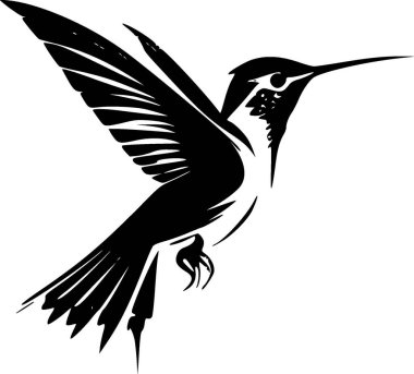 Hummingbird - yüksek kaliteli vektör logosu - t-shirt grafiği için ideal vektör çizimi