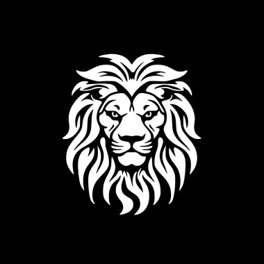 Aslan - yüksek kalite vektör logosu - t-shirt grafiği için ideal vektör çizimi