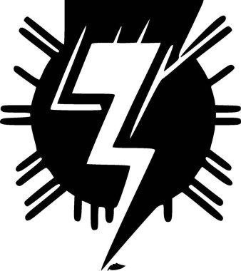 Metal - minimalist ve düz logo - vektör illüstrasyonu