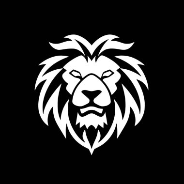 Aslan - yüksek kalite vektör logosu - t-shirt grafiği için ideal vektör çizimi