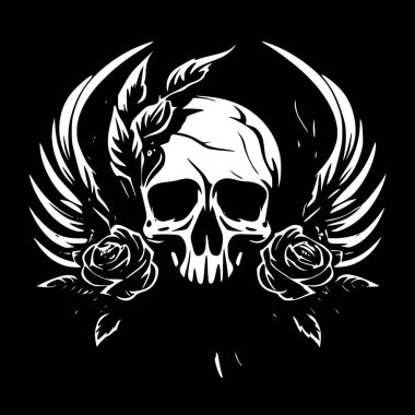 Skull - high quality vector logo - vector illustration ideal for t-shirt graphic clipart