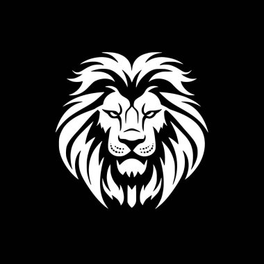 Aslan - yüksek kalite vektör logosu - t-shirt grafiği için ideal vektör çizimi