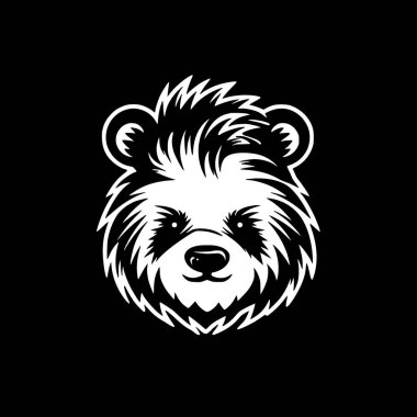 Panda - yüksek kaliteli vektör logosu - t-shirt grafiği için ideal vektör çizimi