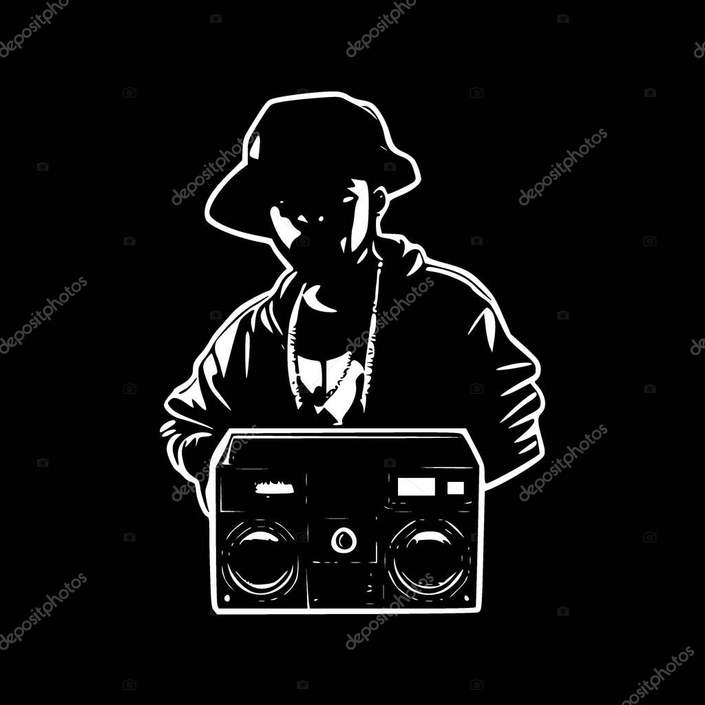 Hip hop - high quality vector logo - vector illustration ideal for t-shirt graphic