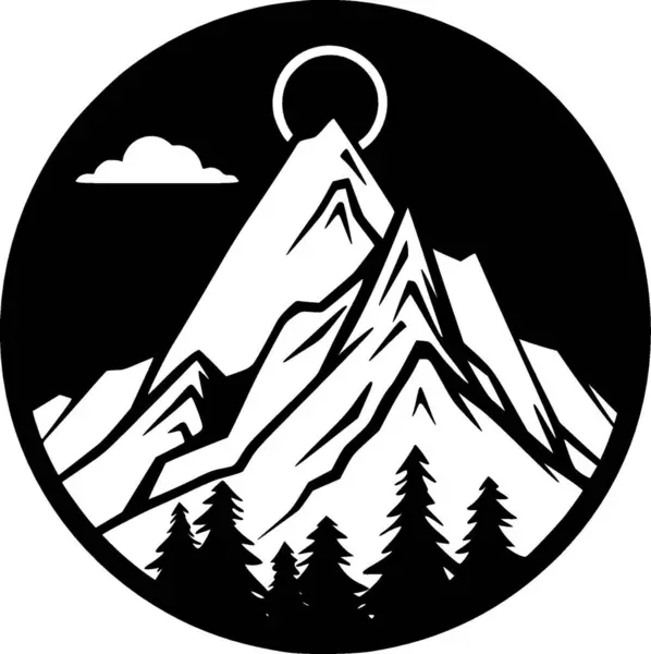 Góry Wysokiej Jakości Logo Wektora Ilustracja Wektorowa Idealna Grafiki Shirt — Wektor stockowy