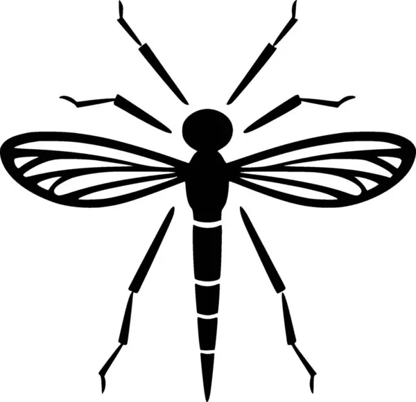 Mosquito Logotipo Vetor Alta Qualidade Ilustração Vetorial Ideal Para Gráfico — Vetor de Stock