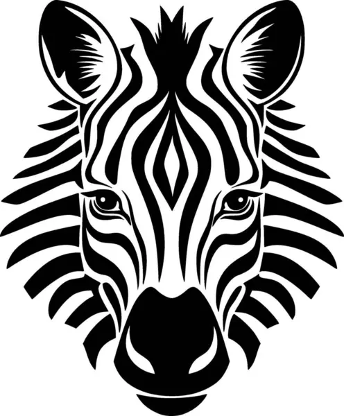 Zebra Logo Vectoriel Haute Qualité Illustration Vectorielle Idéale Pour Shirt — Image vectorielle