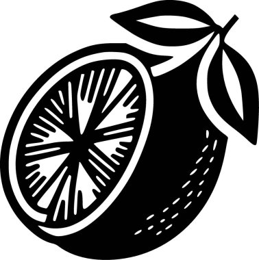 Lemon - yüksek kaliteli vektör logosu - t-shirt grafiği için ideal vektör çizimi