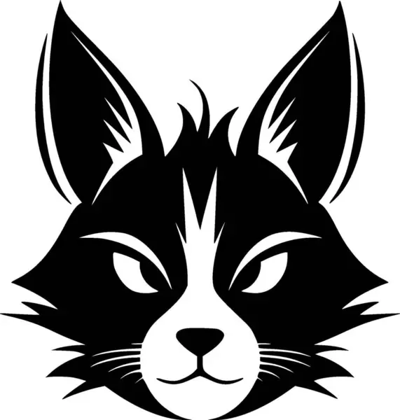 Cat Høj Kvalitet Vektor Logo Vektor Illustration Ideel Til Shirt – Stock-vektor
