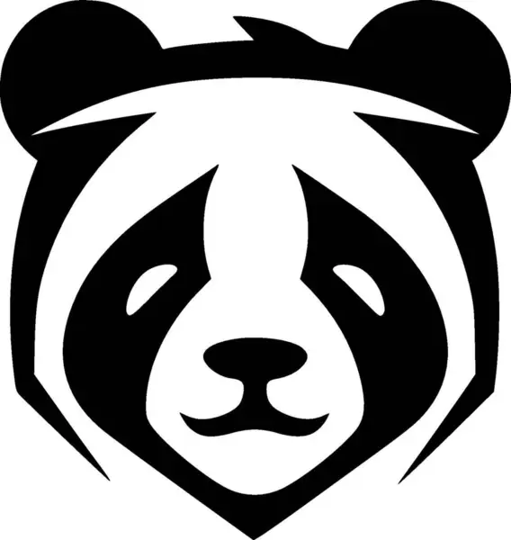 Panda Høj Kvalitet Vektor Logo Vektor Illustration Ideel Til Shirt – Stock-vektor