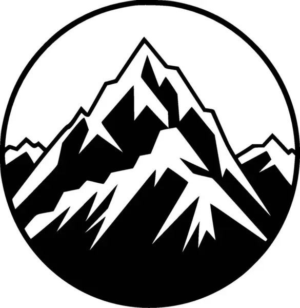Góra Wysokiej Jakości Logo Wektora Ilustracja Wektorowa Idealna Grafiki Shirt — Wektor stockowy