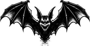 Bat - high quality vector logo - vector illustration ideal for t-shirt graphic clipart