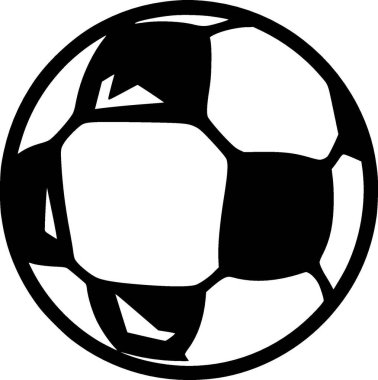 Futbol - yüksek kalite vektör logosu - t-shirt grafiği için ideal vektör illüstrasyonu